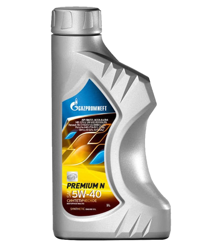 Моторное масло Gazpromneft Premium N 5W-40, 1л